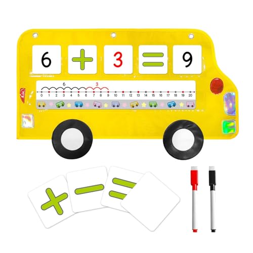 Digitale Linien für Studenten, Mathematik-Spiele – Bunte Sensorikzähler für Mathematik-Spielzeug im Kindergarten, Mathematisches Spielzeug für den Kindergarten, ein Must-Have in Clas von ycezw