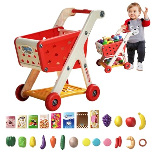 Einkaufswagen Für Kinder – Lebensmittel-Einkaufswagen, Kinder-Spielwagen-Set | Spielzeug-Einkaufswagen Mit Spielnahrung, Vorgetäuschtes Einkaufswagen-Spielzeug Für Kleinkinder, , Mädchen, Spielz Einkaufswagen Für Kinder – Lebensmittel-Einkaufswagen, Kinder-Spielwagen-Set | Spielzeug-Einkaufswagen Mit Spielnahrung, Vorgetäuschtes Einkaufswagen-Spielzeug Für Kleinkinder, , Mädchen, Spielz von ycezw