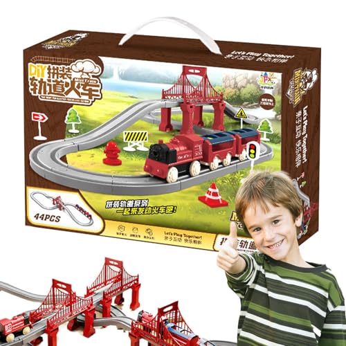 Eisenbahn-Set, Eisenbahn-Set | Miniaturzug-Set | Vorschul-Lernaktivitäten mit Lokomotive, Wagen und Eisenbahnen, Eisenbahn-Sets für von ycezw