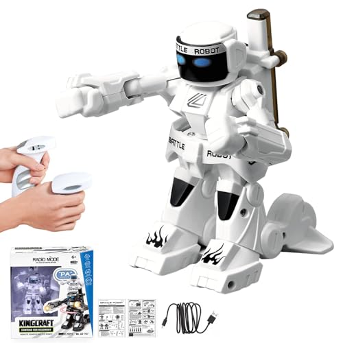 Ferngesteuerter Roboter – ferngesteuertes Spielzeug, elektronischer Roboter | Intelligentes Kampfroboterspielzeug mit LED-Licht mit Farbwechsel, Kampfroboter-Spielzeug mit LED-Licht, Tee von ycezw