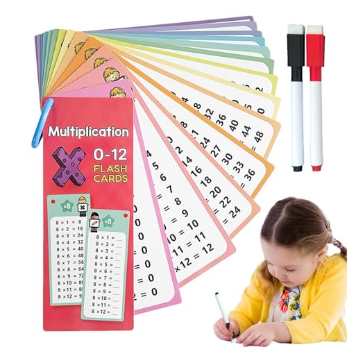 Flash-Karten für Multiplikation, Flash-Karten für Division, 15 Hilfekarten für das Lernen zu Hause | Studienkarten für Mathematische Gleichungen mit trocken löschbaren Stiften für Mate Flash-Karten für Multiplikation, Flash-Karten für Division, 15 Hilfekarten für das Lernen zu Hause | Studienkarten für Mathematische Gleichungen mit trocken löschbaren Stiften für Mate von ycezw