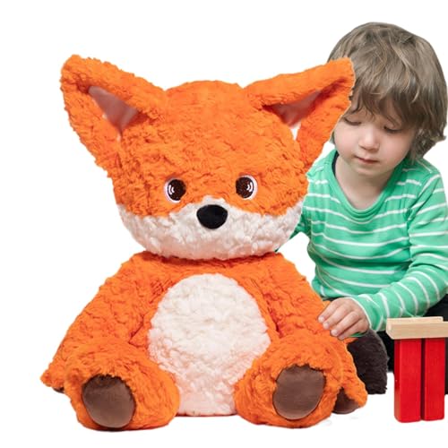 Fuchs-Plüschtier – 17,7 Zoll Kuscheliges Dekoratives Fuchskissen, Schlafendes Fuchs-Plüschkissen | Entzückendes Gefülltes Fuchs-Plüschkissen-Spielzeug, Weiches Plüsch-Tierspielzeug Für Raumdekoration, Fuchs-Plüschtier – 17,7 Zoll Kuscheliges Dekoratives Fuchskissen, Schlafendes Fuchs-Plüschkissen | Entzückendes Gefülltes Fuchs-Plüschkissen-Spielzeug, Weiches Plüsch-Tierspielzeug Für Raumdekoration, von ycezw