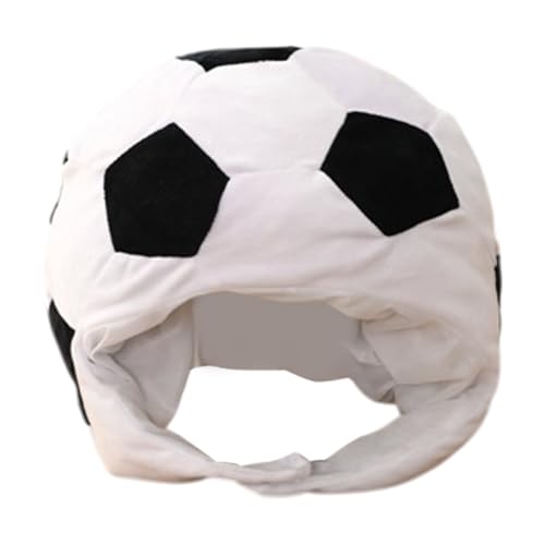 Fußballmann-Sport-Kostüm, lustiger Helm, warm und weich, für Fotokabinen, Partys, Familienspaß, Geschenke, Knebel, Feiern von ycezw