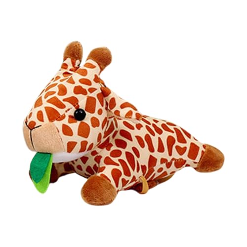Gefüllte Giraffenpuppen – Entzückende Giraffenfigur, weicher Giraffenplüsch | Giraffenwelpe aus Plüsch, niedliches Giraffentier für Kinder, Dekoration für L von ycezw