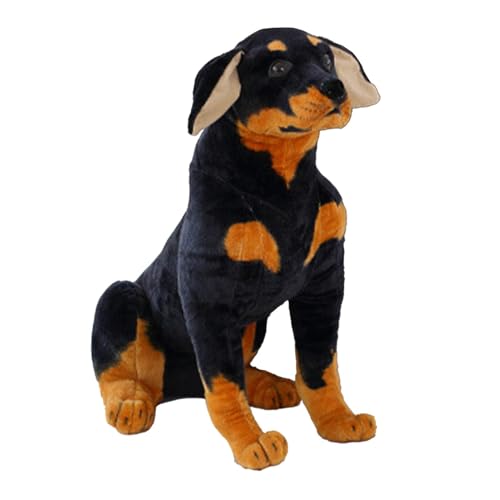 Großer Hund Kuscheltier, Schafhund Kuscheltiere - realistischer Kuschelhund | Großes Tier Spielzeug für Raumdekoration, Heimtextilien von ycezw