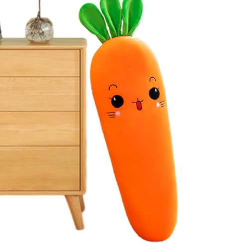 Karotten-Plüschspielzeug – weiches Karotten-Figur-Kissen | Hugmable Plüschspielzeug mit komfortabler Tastenfunktion, ein süßes Gemüsekissen für Freundin, Schwester, Tochter, , Karotten-Plüschspielzeug – weiches Karotten-Figur-Kissen | Hugmable Plüschspielzeug mit komfortabler Tastenfunktion, ein süßes Gemüsekissen für Freundin, Schwester, Tochter, , von ycezw