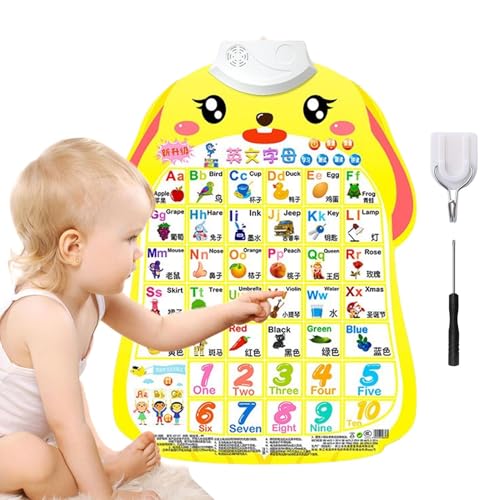 Kinderlernwandtisch, Vorschullerndiagramme Für Wand | Elektronische Anzahl Der Wände | Poster des Obstgemüsealphabets Mit Geräusch Für Garç Kinderlernwandtisch, Vorschullerndiagramme Für Wand | Elektronische Anzahl Der Wände | Poster des Obstgemüsealphabets Mit Geräusch Für Garç von ycezw