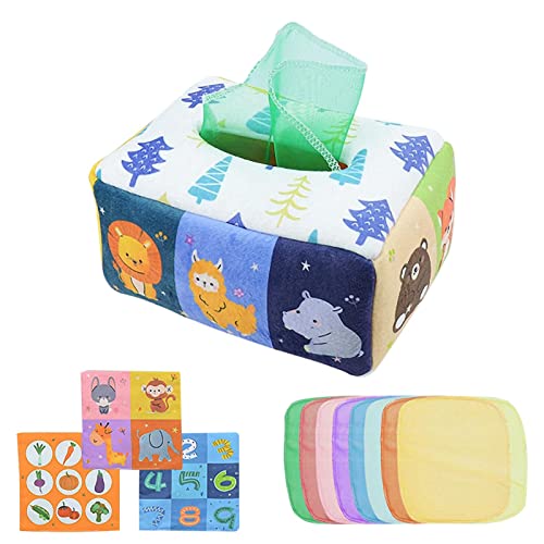Kinderspielzeug - Lernspielzeug zum Lernen der Box, herausnehmbares lustiges Spielzeug | Spielzeug mit Schal Box mit 8 Schals Kinderspielzeug - Lernspielzeug zum Lernen der Box, herausnehmbares lustiges Spielzeug | Spielzeug mit Schal Box mit 8 Schals von ycezw