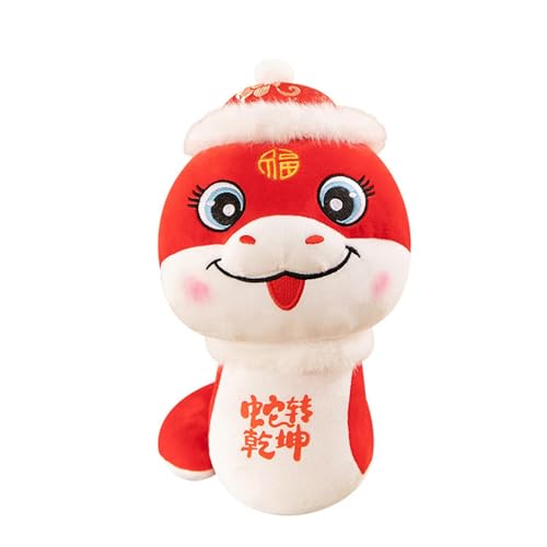 Plüschtier, Jahr der Schlange 2025, Plüschtier, chinesisches Jahr der Schlange, Souvenirpuppe, Plüschtier, Plüschtier, Neujahrsdekoration, Spielzeug D von ycezw