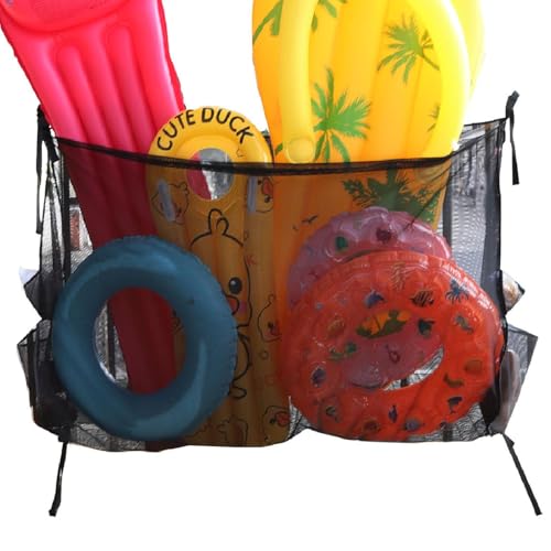 Pool-Spielzeug Storage-Netz-Organizer – Mesh-Tasche, Schwimmtasche Spielzeug | Netztasche für Wassersport und Schwimmzubehör, Ideal für Schwimmbad, Leichte und dauerhafte Aufbewahrung hält Schwimmen von ycezw