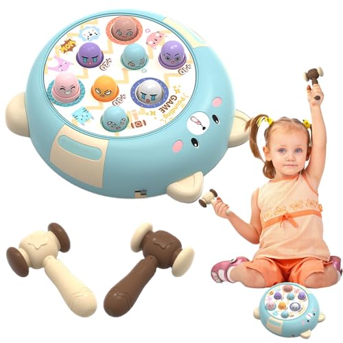 Schlagspiel, Schlagspiel für Kinder - Maulwurfschuss Spielzeug - Interaktives Schlagspielzeug für Kinder, für Anfänger/Kinder Erfahrene von 2 bis 4 Jahren, Lernen Schlagspiel, Schlagspiel für Kinder - Maulwurfschuss Spielzeug - Interaktives Schlagspielzeug für Kinder, für Anfänger/Kinder Erfahrene von 2 bis 4 Jahren, Lernen von ycezw