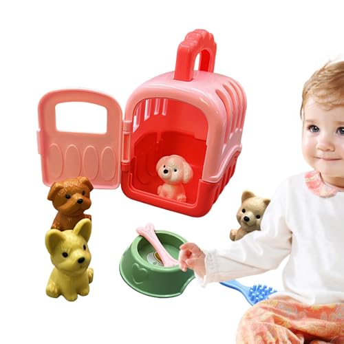 Simulation Hundespielzeug, Hundespielzeug, Hundepflegespiel-Set, 8-teiliges Hundekäfig-Simulationsspielzeug-Set, Pädagogisches Spielzeug für Haustiere, interaktives Lernen, in Simulation Hundespielzeug, Hundespielzeug, Hundepflegespiel-Set, 8-teiliges Hundekäfig-Simulationsspielzeug-Set, Pädagogisches Spielzeug für Haustiere, interaktives Lernen, in von ycezw