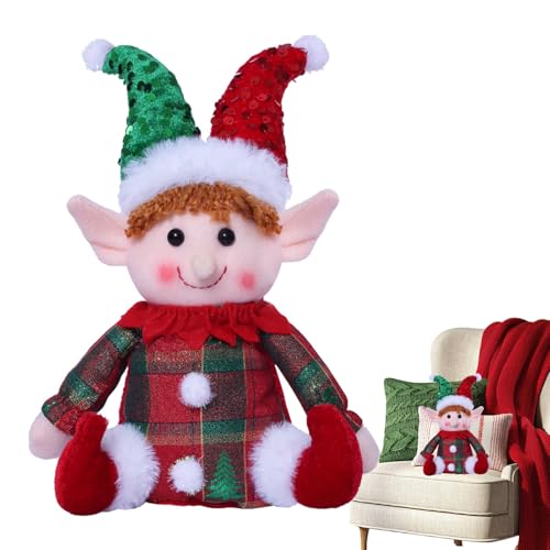 Sitzpuppe - Sitzpuppe, Glitzer Sitzende Statuette Festlich | Entzückende Weihnachts-Plüsch-Puppe, Weihnachtsregale für Kinder, Jungen, Mädchen, Babys, Veranstaltungen, Versammlungen Sitzpuppe - Sitzpuppe, Glitzer Sitzende Statuette Festlich | Entzückende Weihnachts-Plüsch-Puppe, Weihnachtsregale für Kinder, Jungen, Mädchen, Babys, Veranstaltungen, Versammlungen von ycezw