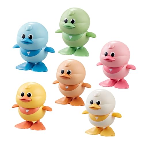 Springen Küken Spielzeug, Wind Up Chicken Spielzeug | Set von 6 neuen Hühnerspielzeug, 2024 neues Springspielzeug, süße Urlaub Hühnerspielzeug für Zuhause von ycezw
