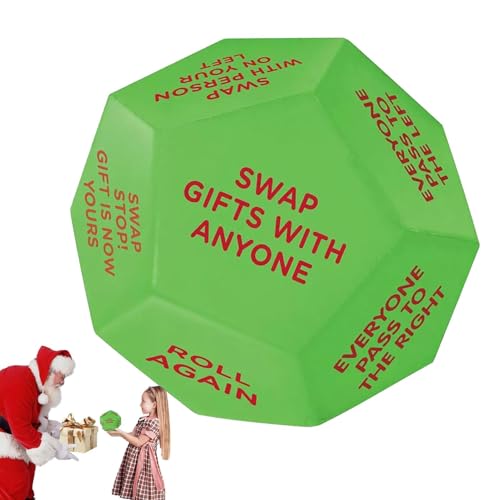 Weihnachtsmann-Würfelspiel - Überraschungsspiel des Weihnachtsmanns, aufregendes Würfelspiel für Partys | Festliche Aktivität Mit Weihnachtswürfeln, Weihnachts-Würfelspiel Für Pe Familien Weihnachtsmann-Würfelspiel - Überraschungsspiel des Weihnachtsmanns, aufregendes Würfelspiel für Partys | Festliche Aktivität Mit Weihnachtswürfeln, Weihnachts-Würfelspiel Für Pe Familien von ycezw