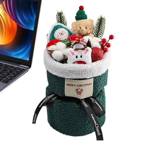 Weihnachtspuppenstrauß,Weihnachtsstrauß | Bärenblütenschmuck Weihnachtsbirenstrauß, Blumensträuße Von Plüschpuppen, Weihnachtsschmuck für Kinder, Familie, Freunde, , Familie von ycezw