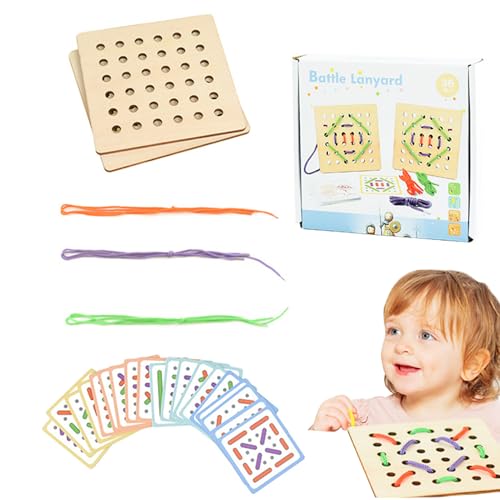 ycezw Anziehspielzeug – Spielzeug zum Schnüren, Lernspielzeug aus Holz für Kleinkinder, Schnürkarten | Aktivitäten für Kleinkinder, Schnürspielzeug für ruhige Zeit, um die Kapazität zu verbessern ycezw Anziehspielzeug – Spielzeug zum Schnüren, Lernspielzeug aus Holz für Kleinkinder, Schnürkarten | Aktivitäten für Kleinkinder, Schnürspielzeug für ruhige Zeit, um die Kapazität zu verbessern von ycezw