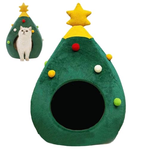 ycezw Bett für Haustiere, Weihnachtsbaum | Katzenhöhle – Katze, Bett, Weihnachtsbaum, Zelt, Haus, Haustier, Innenbereich, Katzen, Höhle, Kätzchen, Welpen, Hütte, Tierhöhle, Bett ycezw Bett für Haustiere, Weihnachtsbaum | Katzenhöhle – Katze, Bett, Weihnachtsbaum, Zelt, Haus, Haustier, Innenbereich, Katzen, Höhle, Kätzchen, Welpen, Hütte, Tierhöhle, Bett von ycezw