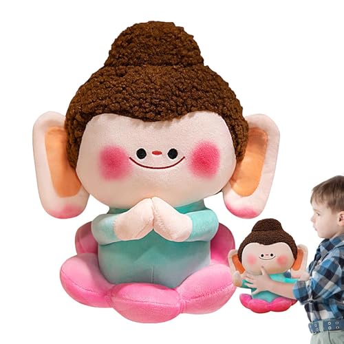 ycezw Buddha-Plüschspielzeug aus Plüsch, Buddha, weiches Plüschtier, 30 cm, lustige Heimdekoration für Schlafzimmer, Wohnzimmer, Büro ycezw Buddha-Plüschspielzeug aus Plüsch, Buddha, weiches Plüschtier, 30 cm, lustige Heimdekoration für Schlafzimmer, Wohnzimmer, Büro von ycezw
