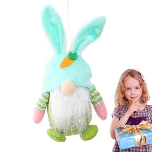 ycezw Bunny GNOME Plüschtier – Zwergkaninchen aus Plüsch ohne Gesicht | Osterelfe zum Sammeln für Tisch, Kamin, mehrstufiges Tablett, Tablett-Dekoration, GNOME-Figur von Kaninchen ycezw Bunny GNOME Plüschtier – Zwergkaninchen aus Plüsch ohne Gesicht | Osterelfe zum Sammeln für Tisch, Kamin, mehrstufiges Tablett, Tablett-Dekoration, GNOME-Figur von Kaninchen von ycezw