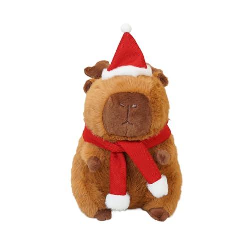 ycezw Capybara Plüschtier, Kapitän Plüschtiere, Capibara Mit Hörnern Niedliche Weihnachtspuppen Für Puppen - 30 cm / 11,81 Zoll Festival Plüsch Für Puppen, Plüsch ycezw Capybara Plüschtier, Kapitän Plüschtiere, Capibara Mit Hörnern Niedliche Weihnachtspuppen Für Puppen - 30 cm / 11,81 Zoll Festival Plüsch Für Puppen, Plüsch von ycezw