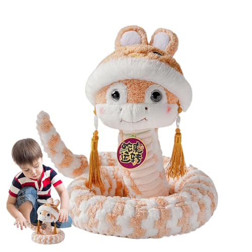 ycezw Chinesischer Schlangenhaar,Schlangenmaskottchen 2025, Plüschtier | Silvester Puppenschnacken, Plüschtiere, Plüsch | Glückliche Chinesische Neujahrsdekoration, Shows ycezw Chinesischer Schlangenhaar,Schlangenmaskottchen 2025, Plüschtier | Silvester Puppenschnacken, Plüschtiere, Plüsch | Glückliche Chinesische Neujahrsdekoration, Shows von ycezw