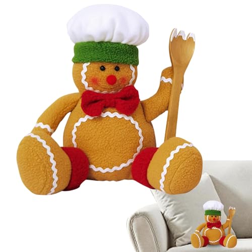 ycezw Christmas Lebkuchen-Mann Plüsch, Lebkuchengefülltes Spielzeug | Gingy Plüschtiere - Lebkuchen Weihnachten Dekor Weiche Tür Fenster Tisch Bäume Urlaub Weihnachtssaison ycezw Christmas Lebkuchen-Mann Plüsch, Lebkuchengefülltes Spielzeug | Gingy Plüschtiere - Lebkuchen Weihnachten Dekor Weiche Tür Fenster Tisch Bäume Urlaub Weihnachtssaison von ycezw