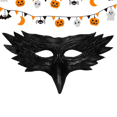 ycezw Damen-Maske, Adler-Maske, Rollenspiel, Halloween-Maske, Halloween-Kostüm, Gesichtsmaske für Halloween, Kostümpartys ycezw Damen-Maske, Adler-Maske, Rollenspiel, Halloween-Maske, Halloween-Kostüm, Gesichtsmaske für Halloween, Kostümpartys von ycezw