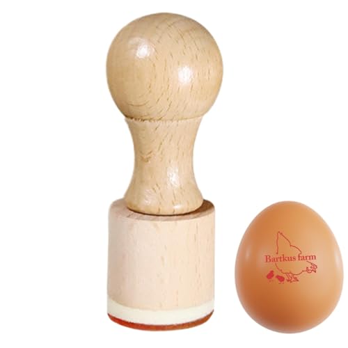 ycezw Eierstempel für Hühnereier,Hühnereierstempel | Rubber Stamper Bauernhof Eieretiketten - Multifunktionale frische Eiermarkierungen, exquisite Eiermarkierungsstempel für, Papierherstellung von ycezw