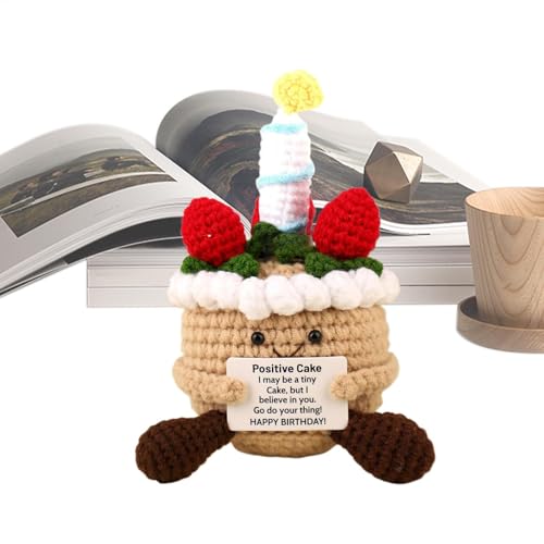 ycezw Emotionale Lebensmittelpuppe, Positiver Energiehaken, Handgefertigte Lebensmittelpuppe - Tragbarer Energiehaken, Emotionale Unterstützung, Gestricktes Spielzeug Für Familie, Freunde Und ycezw Emotionale Lebensmittelpuppe, Positiver Energiehaken, Handgefertigte Lebensmittelpuppe - Tragbarer Energiehaken, Emotionale Unterstützung, Gestricktes Spielzeug Für Familie, Freunde Und von ycezw