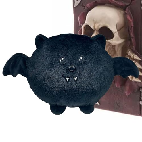 ycezw Gefüllte Fledermaus Plüsch, Halloween Fledermaus Plüsch - Elastische Cartoon Vivid gepolsterte Plüsch Fledermauspuppe Spielzeug für Halloween - Saisonale Wohnkultur Bequeme dekorative von ycezw