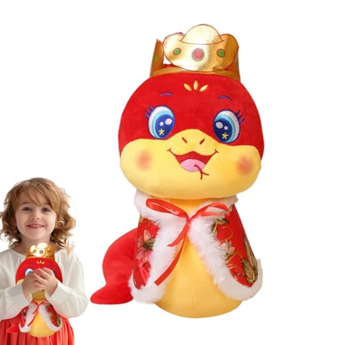 ycezw Jahr Of The Snake Plüsch, Lunar New Year Snake Plüsch - 2025 Frühlingsparty Snake Plüsch - Entzückendes Plüsch-Plüschtiere, umarmbare Frühlingsfestschlange Plüsch 30 cm für Urlauber von ycezw