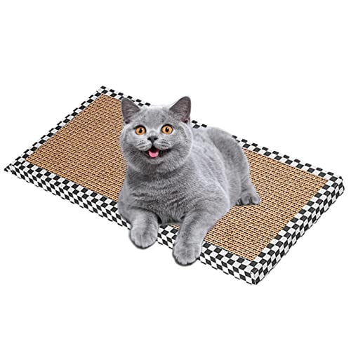 ycezw Katzenstratchs aus Karton – Kissen mit Streifen, sicher und drehbar, für Katzen, zum Kratzen der Katze von ycezw