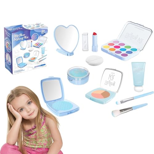 ycezw Make-up-Set für, Make-up-Set für | Make-up-Spielzeug-Sets für Mädchen | Make-up-Set für Fälschungen, sichere Simulationskosmetik-Sets zum Spielen und Unterhalten ycezw Make-up-Set für, Make-up-Set für | Make-up-Spielzeug-Sets für Mädchen | Make-up-Set für Fälschungen, sichere Simulationskosmetik-Sets zum Spielen und Unterhalten von ycezw