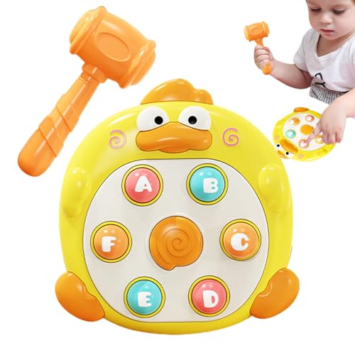 ycezw Maulwurf-Spielzeug, Cartoon-Entenhammer-Set | buntes interaktives Spiel mit weichem Hammer für die Hand-Augen-Koordination | Lernen des Spielzeugs für Kinder ab 3 Jahren ycezw Maulwurf-Spielzeug, Cartoon-Entenhammer-Set | buntes interaktives Spiel mit weichem Hammer für die Hand-Augen-Koordination | Lernen des Spielzeugs für Kinder ab 3 Jahren von ycezw