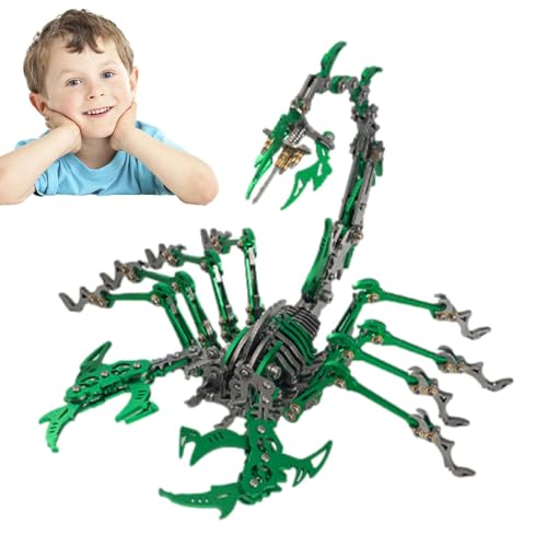 ycezw Metallpuzzle, Metallpuzzles für Erwachsene – realistisches Skorpion-Modell-Set, zusammengebaut | abnehmbares Puzzle, Schreibtischornamente, Heimdekoration, Bastelgeschenke ycezw Metallpuzzle, Metallpuzzles für Erwachsene – realistisches Skorpion-Modell-Set, zusammengebaut | abnehmbares Puzzle, Schreibtischornamente, Heimdekoration, Bastelgeschenke von ycezw