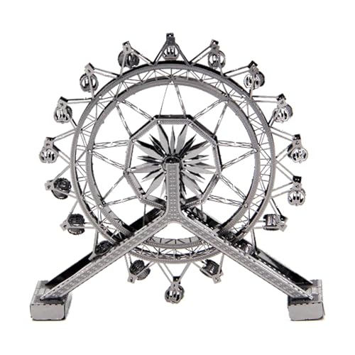 ycezw Metallpuzzle mit Riesenrad, Metallpuzzle mit Riesenrad | Mechanisches Kunsthandwerk für Kinder, Riesenrad Puzzle-Dekoration ohne Klebstoff, für von ycezw