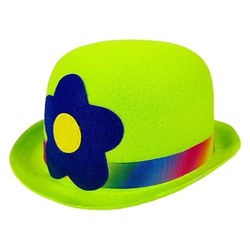 ycezw Narrenhut | Flat Top Kostüm Clown Hut | Multifunktional Kreative Narren Zubehör für Outdoor Kostüm Versammlung Festival Cosplay ycezw Narrenhut | Flat Top Kostüm Clown Hut | Multifunktional Kreative Narren Zubehör für Outdoor Kostüm Versammlung Festival Cosplay von ycezw