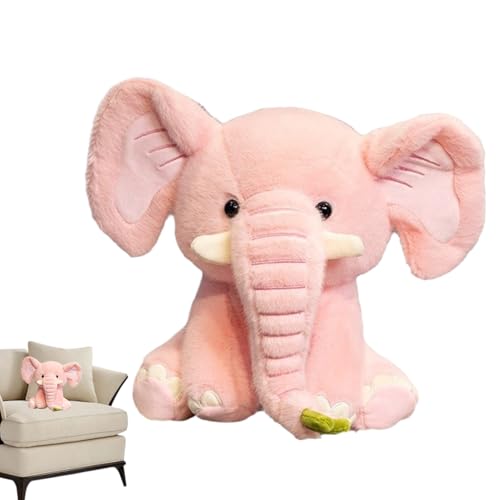 ycezw Niedlicher Elefanten-Plüsch, entzückendes Plüsch-Kalb-Elefant-Spielzeug - Stoffelefant mit großen Ohren | 9,84 Zoll große Elefanten-Plüschpuppe, ultraweiches Stofftier, Elefanten-Plüschspielzeug ycezw Niedlicher Elefanten-Plüsch, entzückendes Plüsch-Kalb-Elefant-Spielzeug - Stoffelefant mit großen Ohren | 9,84 Zoll große Elefanten-Plüschpuppe, ultraweiches Stofftier, Elefanten-Plüschspielzeug von ycezw
