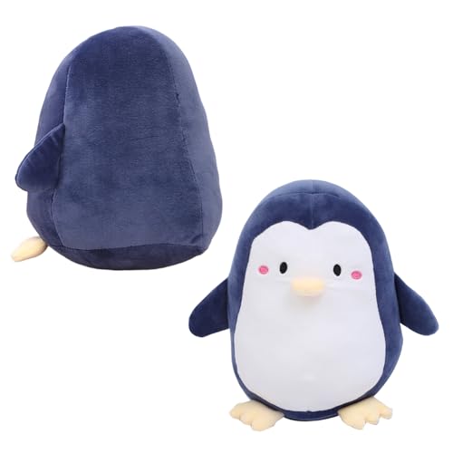 ycezw Niedlicher Pinguin, Tierkarikatur aus Plüsch | Penguin Soft Pillow Toy, 24 cm (9,8 Zoll) Penguin Farged | Plüsch-Pinguin für Schlafzimmer, Hugmable Spielzeug für Mädchen g von ycezw