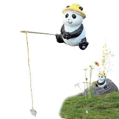 ycezw Panda Figur – Dekoration für Garten und Innen – Ornament Pfirsichhaltung kompakt für Geburtstag Büro Dekoration Zimmer Garten ycezw Panda Figur – Dekoration für Garten und Innen – Ornament Pfirsichhaltung kompakt für Geburtstag Büro Dekoration Zimmer Garten von ycezw