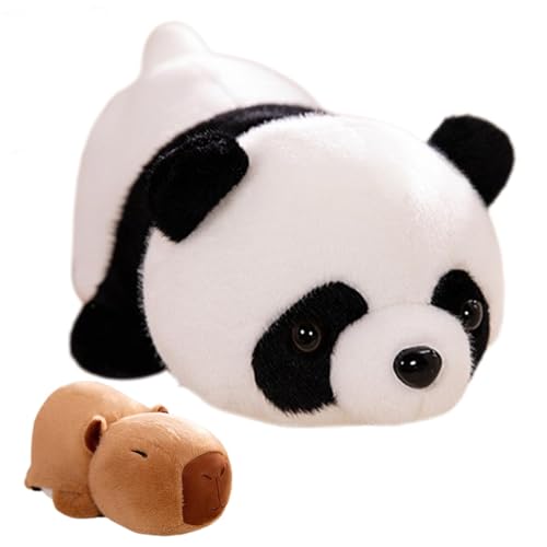ycezw Panda-Plüschtier, Capybara-Plüschtier | Die 13,4 Zoll Panda Plüschtiere verwandeln sich in eine entspannende Capybara Plüschpuppe | Weiches Kuschelkissen, dekorative Neuheit Plüschtiere ycezw Panda-Plüschtier, Capybara-Plüschtier | Die 13,4 Zoll Panda Plüschtiere verwandeln sich in eine entspannende Capybara Plüschpuppe | Weiches Kuschelkissen, dekorative Neuheit Plüschtiere von ycezw