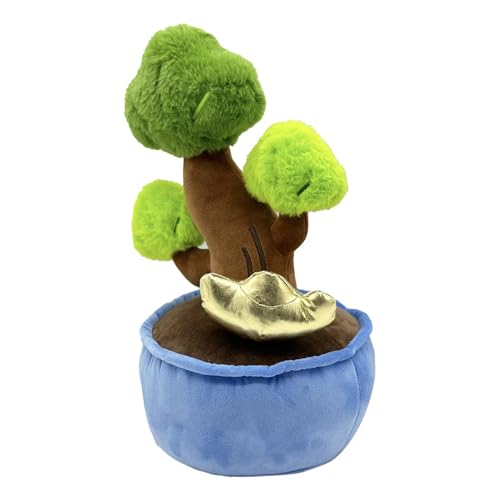 ycezw Peluches De plants En Pot, plants En Pot En Plüsch | Farcie D'arbre d'argent, Plüschtier Mignonne En Forme De Pot De Fleur, Jouet En Plüsch De Dessin Animé, D'oreiller Douce Pour von ycezw