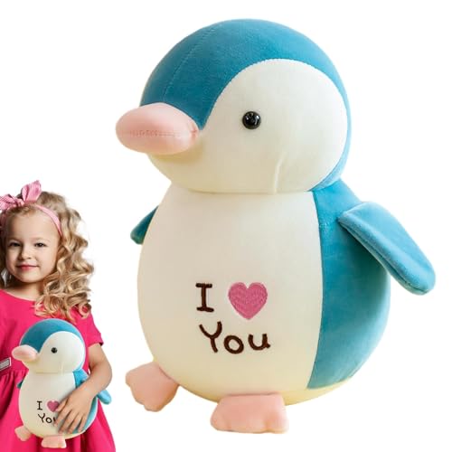 ycezw Pinguin-Spielzeug aus Plüsch, Pinguin | Kuscheltier Pinguin – Plüschtier Pinguin aus weichem und entzückendem Plüsch zum Valentinstag von ycezw