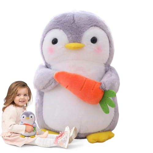ycezw Plüsch-Pinguin – niedliches Plüschtier Pinguin, niedliches Plüschtier | Plüschkissen Pinguin Karotte, Plüschspielzeug für und Mädchen, Heimdekoration ycezw Plüsch-Pinguin – niedliches Plüschtier Pinguin, niedliches Plüschtier | Plüschkissen Pinguin Karotte, Plüschspielzeug für und Mädchen, Heimdekoration von ycezw