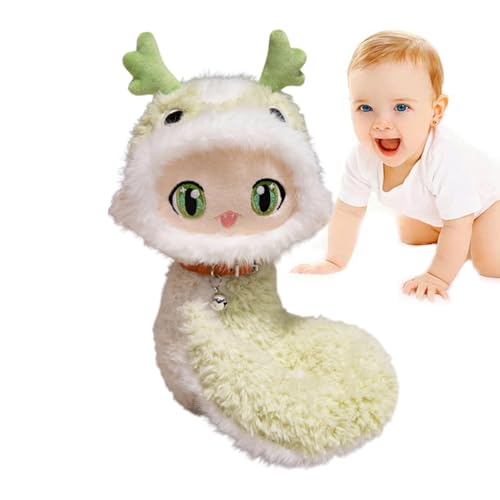 ycezw Plüschdekoration für die Frühlingsfeier, Plüsch-Maskottchen mit Schlangenmaskottchen aus dem Jahr der Schlange 2025 – Dekoration für das neue Jahr aus Plüsch, 13,78 Zoll, ycezw Plüschdekoration für die Frühlingsfeier, Plüsch-Maskottchen mit Schlangenmaskottchen aus dem Jahr der Schlange 2025 – Dekoration für das neue Jahr aus Plüsch, 13,78 Zoll, von ycezw