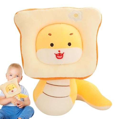 ycezw Plüschschlange 2025, Jahr der Schlangenpuppe, Maskottchen Plüschtier chinesische Schlange, Tischdekoration Frühlingsfest, Plüschtiere Puppe Maskottchen Schlange 9.1 von ycezw