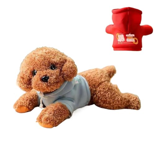 ycezw Plüschtiere für Hund - Niedliches Cartoon Hundelecker, weicher -Plüsch für Hund | Hundekuschel, 13,78 Zoll weiches Simulation Welpen, ideal für Kinder, Heimtextilien, Kindergarten von ycezw