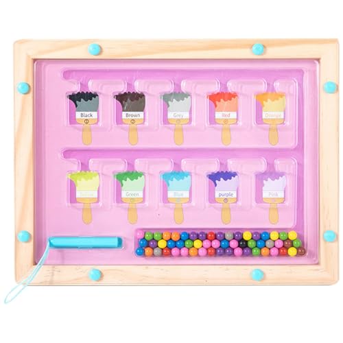 ycezw Puzzle-Aktivitätstafel aus Holz, magnetisches Farbsortierspielzeug | lustiges Zählspiel | Lernspielzeug für Kleinkinder, passendes Brettspiel für Vorschulalter 3 ycezw Puzzle-Aktivitätstafel aus Holz, magnetisches Farbsortierspielzeug | lustiges Zählspiel | Lernspielzeug für Kleinkinder, passendes Brettspiel für Vorschulalter 3 von ycezw