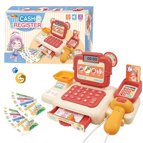ycezw Registrierkasse für Kleinkinder, Registrierkasse für Cartoon-Spiele, Registrierkasse für mit Scanner | Multifunktionale Registrierkassen für ycezw Registrierkasse für Kleinkinder, Registrierkasse für Cartoon-Spiele, Registrierkasse für mit Scanner | Multifunktionale Registrierkassen für von ycezw